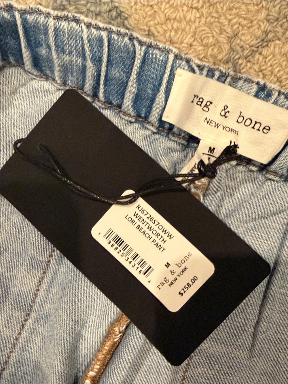rag & bone wentworth Lori beach pant medium NWT - Picture 5 of 8